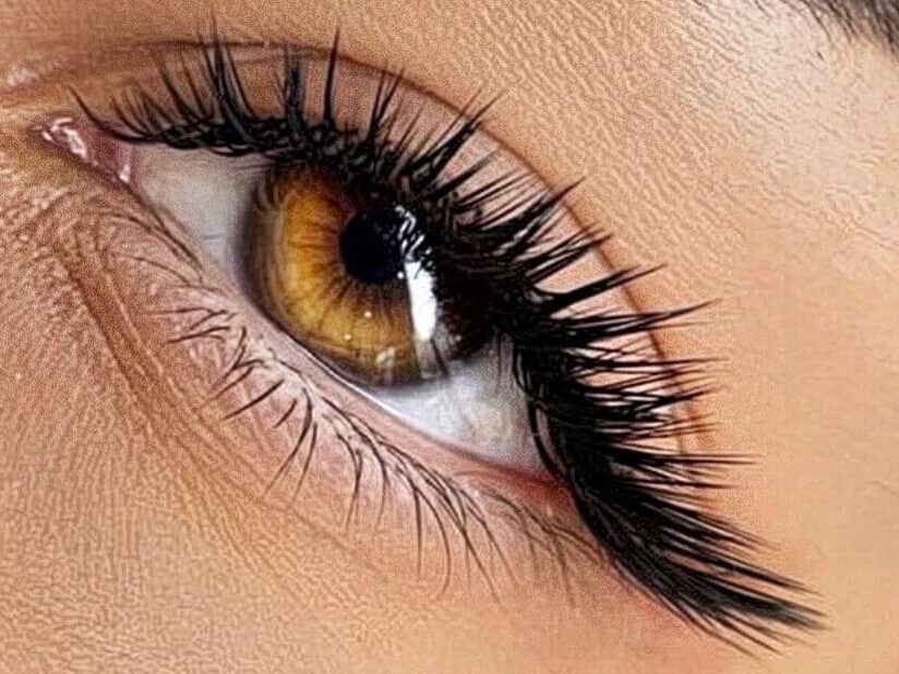 wet effect eyelash extensions cat eye style 1 1